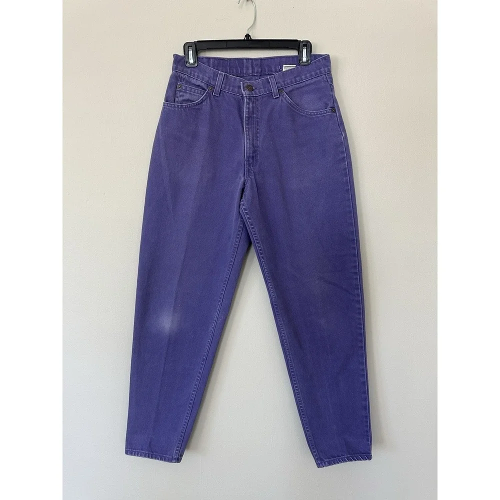 VTG 1993 Levi's 560 Purple Orange Tab Made in USA Near Deadstock W30x32
